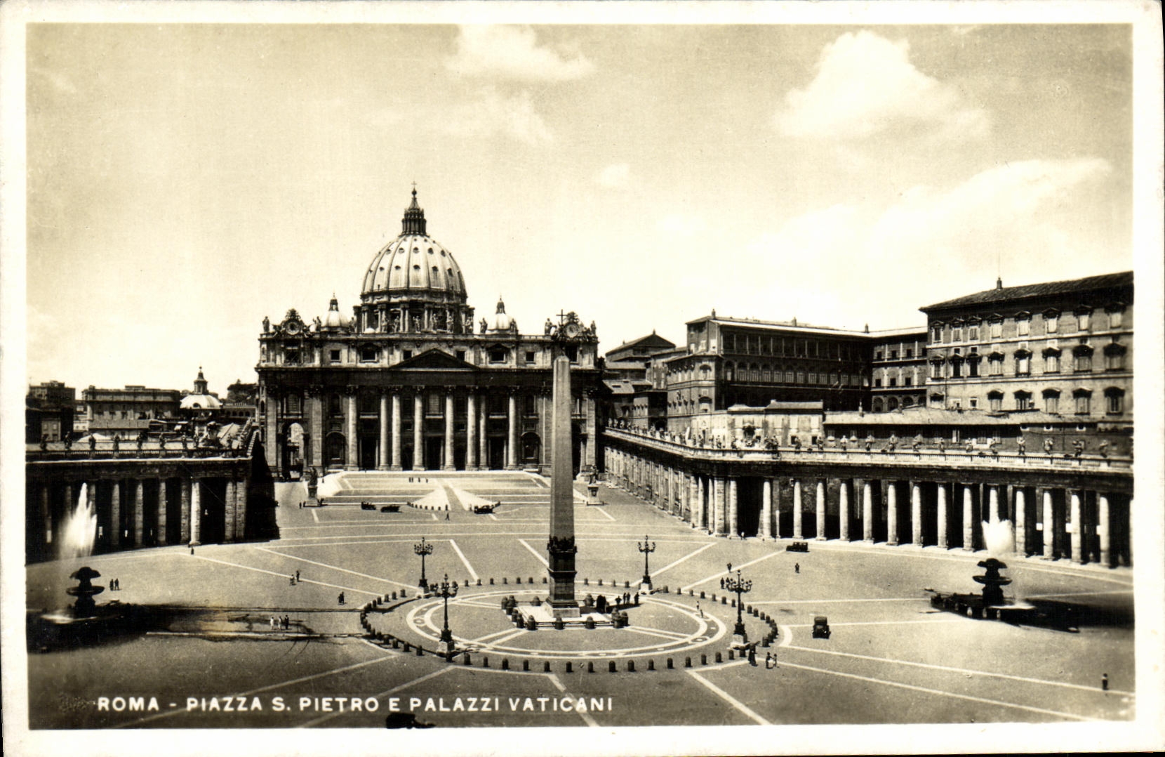 CPA Roma Pizza S Petro e Palazzi Vaticani