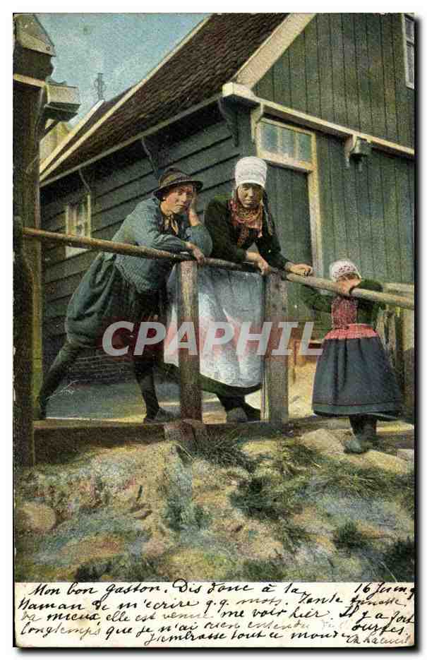 CPA Marken Folklore Pays Bas Enfants