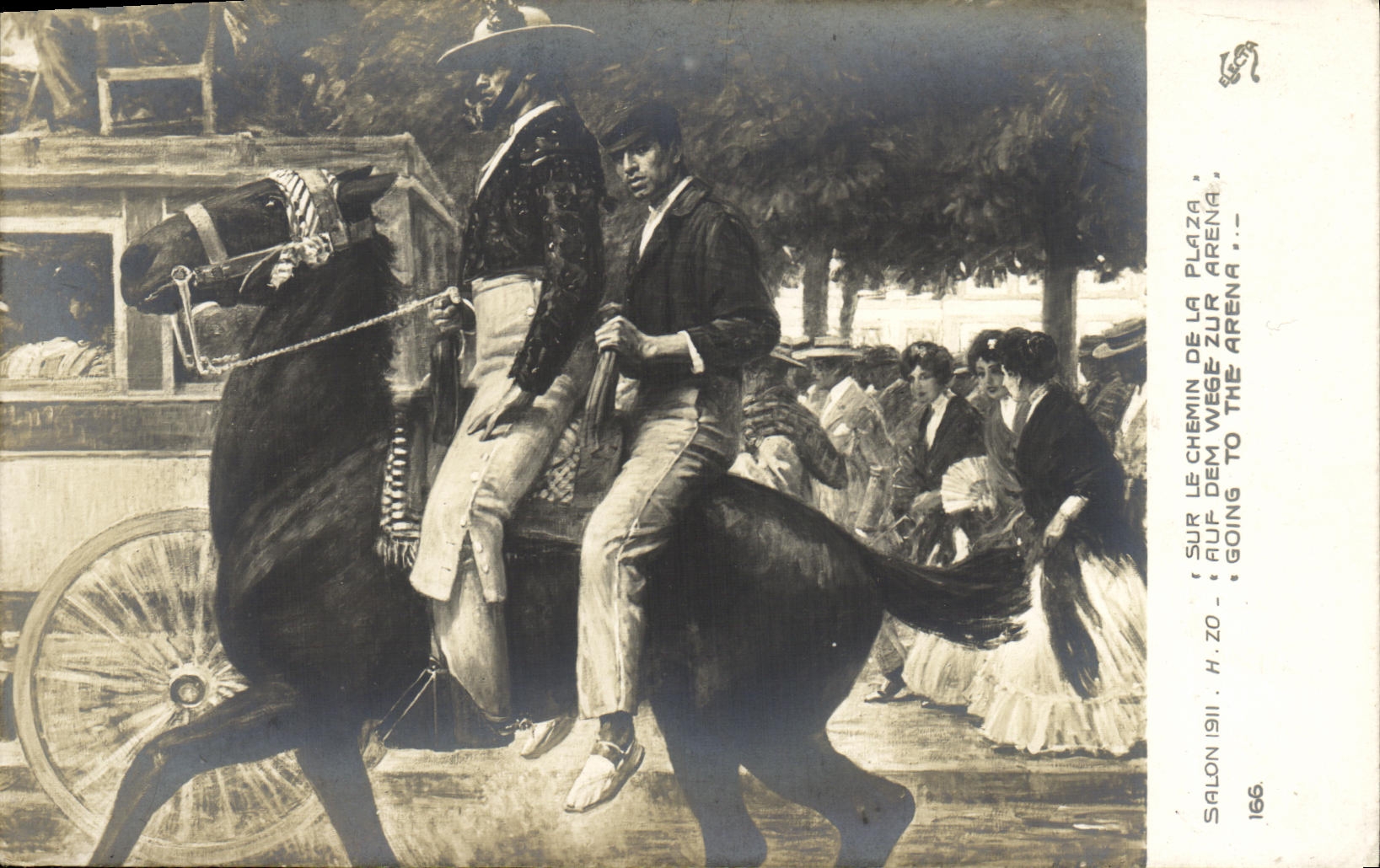 CPA Salon 1911 Sur le chemin de la Plaza