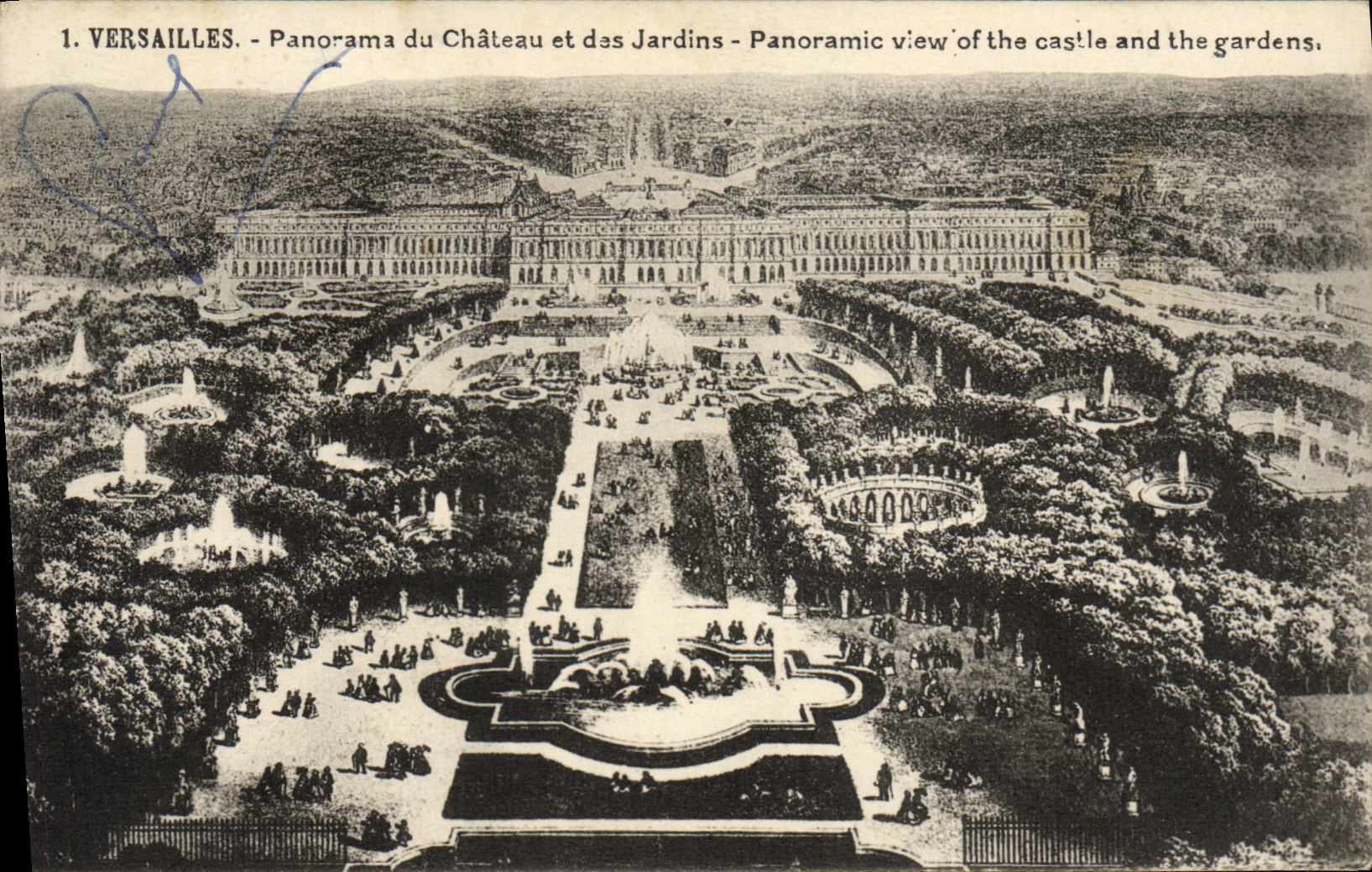 Versailles - Panorama du Château et des Jardins - Édition Versailles