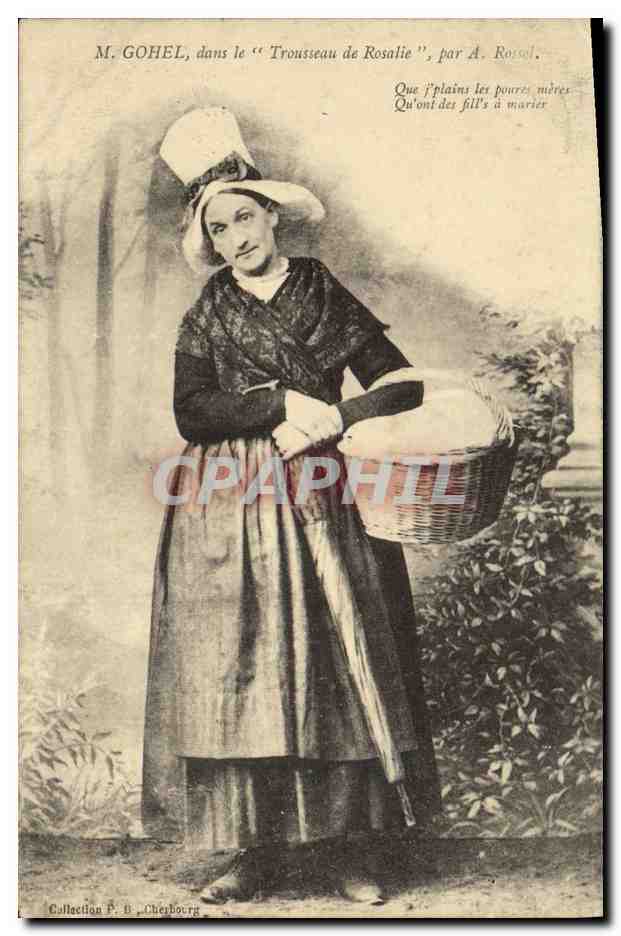 CPA M Gohel dans le Trousseau de Rosalie Folklore 