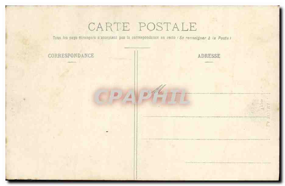 CPA La Normandie La C P A Types et Costumes Peche Le racomodage des filets  — Verso