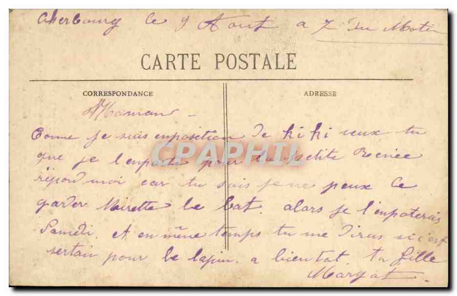CPA La Normandie Pittoresque Trois france die sous — Verso