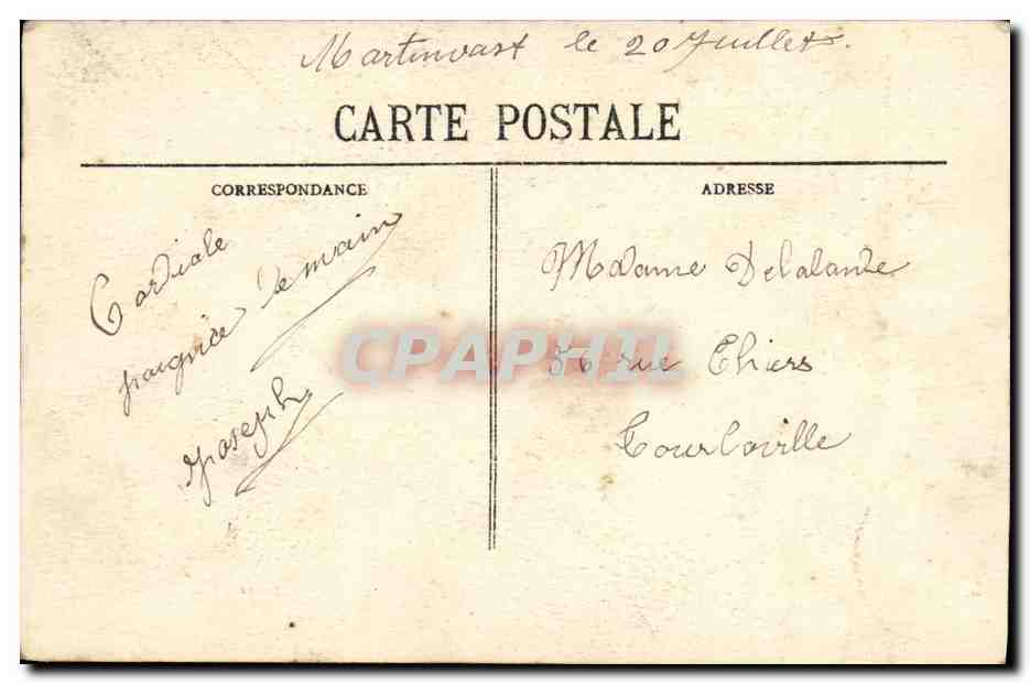 CPA La Normandie Pittoresque Attention en v la une que j ere qui va m jouer un mavais tour — Verso
