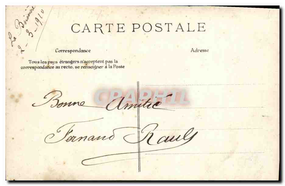 CPA Un passage difficile Folklore Enfants — Verso