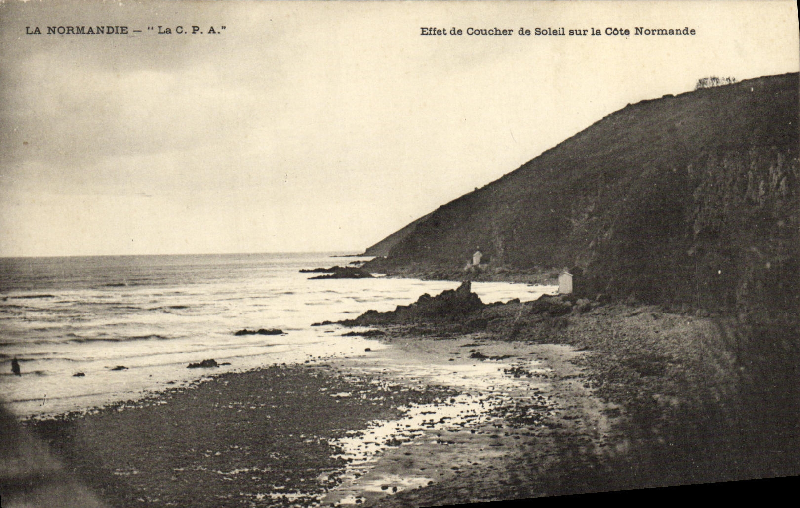 Côte Normande — Effet de Coucher de Soleil — La C.P.A.