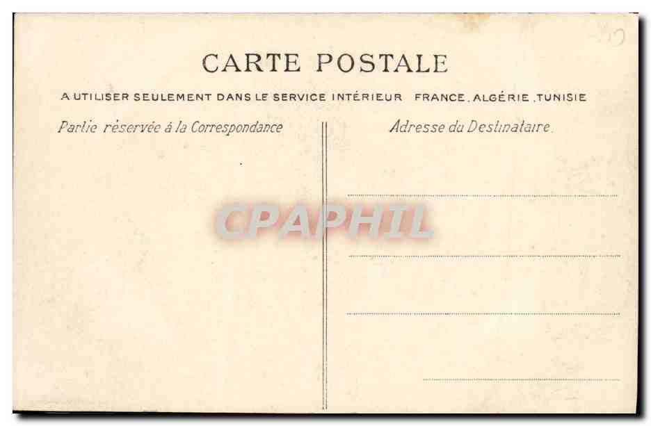 Côte Normande — Effet de Coucher de Soleil — La C.P.A. — Rückseite