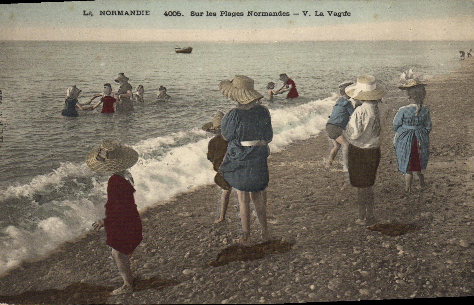 La Normandie — Sur les Plages Normandes — V. La Vague — 4005