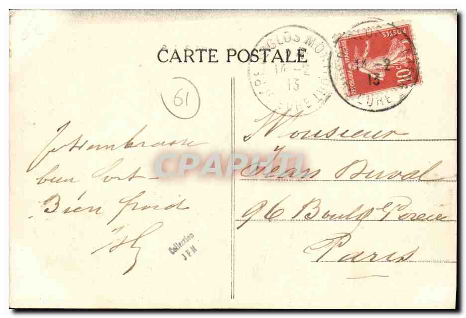 CPA A Travers la Normande Coiffes et Costumes Soeurs Normandes  — Verso