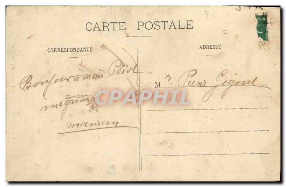 CPA Souvenir de Normandie Enfant Folklore  — Verso