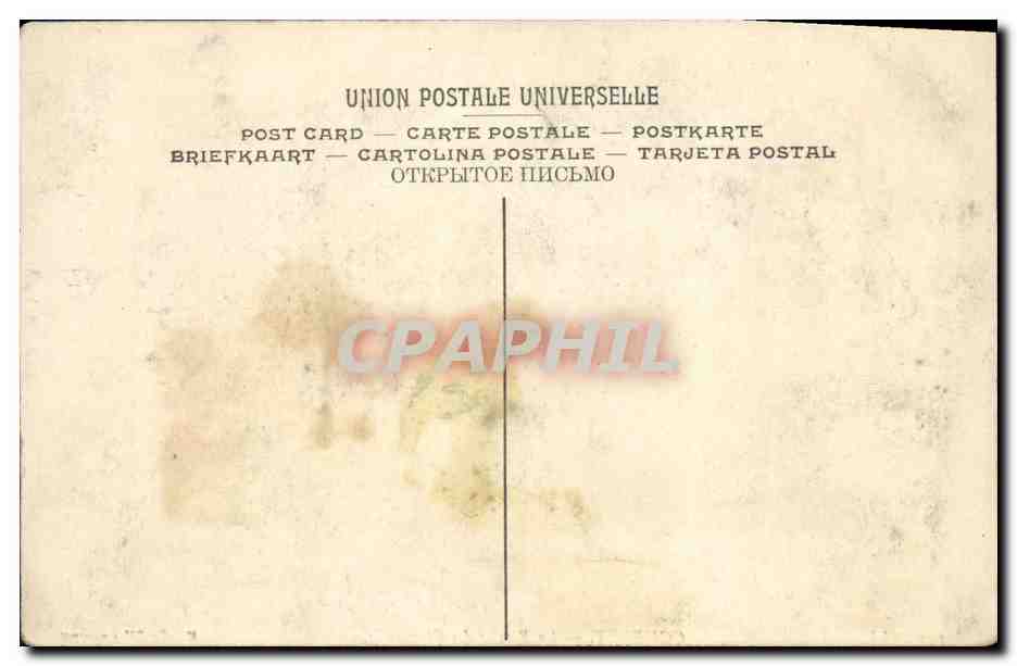 CPA Courbet La Remise des Chevreuils Musee du Louvre Paris — Verso