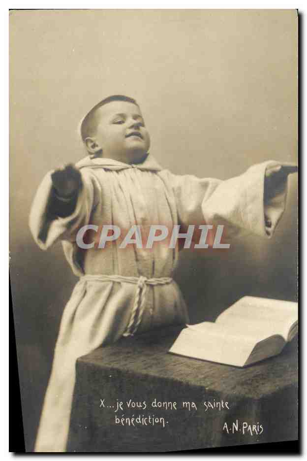 CPA X Je vous donne ma sainte benediction