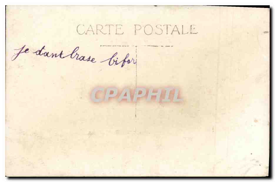 CARTE PHOTO Batiment au bord de la plage  — Rückseite