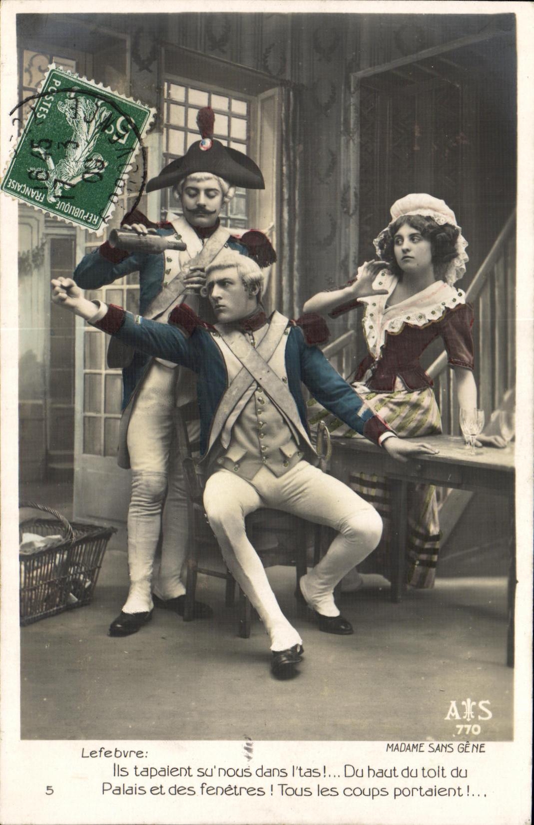 Madame Sans Gêne — scène de théâtre — A&S 770