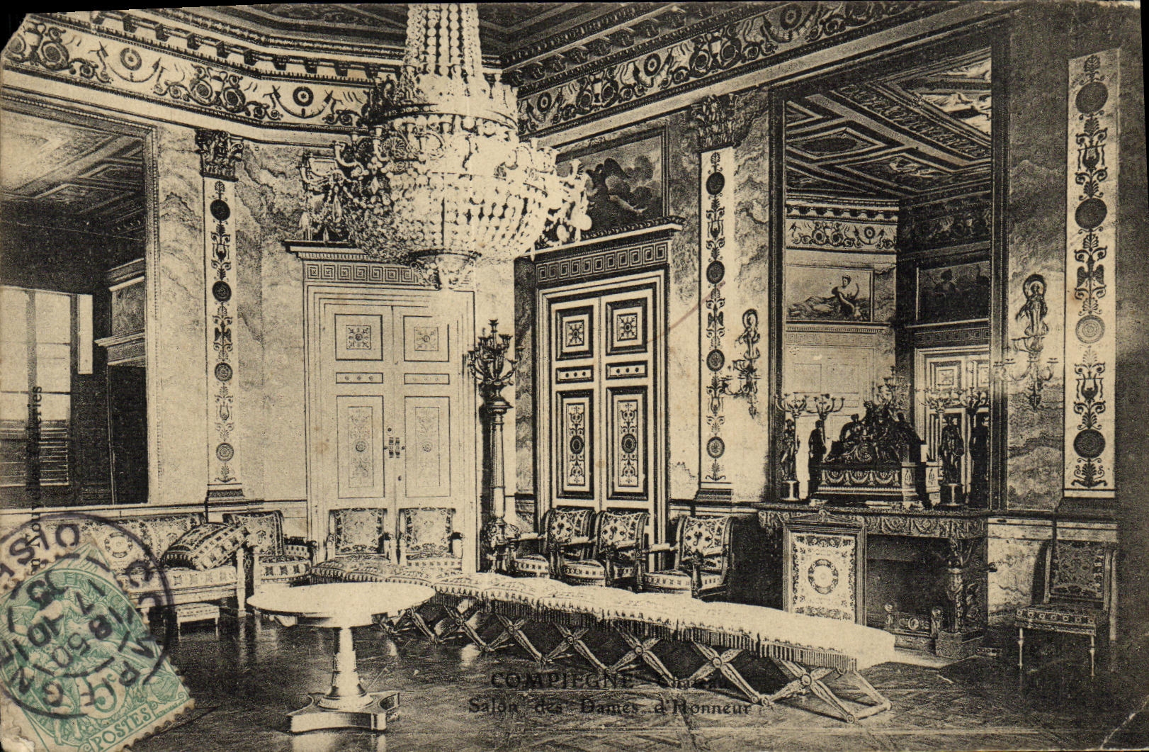 Compiegne — Salon des Dames d'Honneur — Éditeur non identifié, n° de série non visible