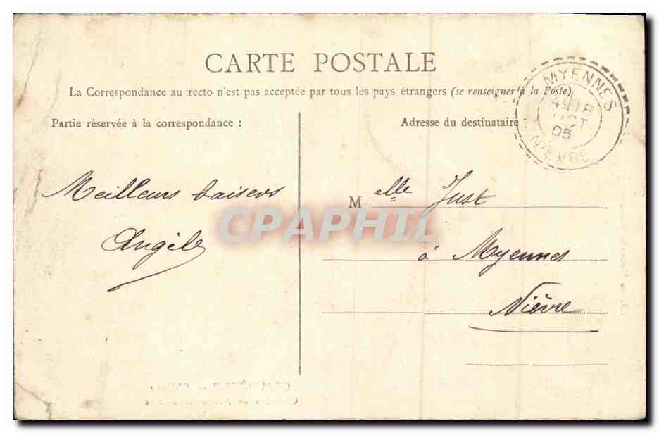 CPA Compiegne Chambre de Marie Antoinette — Reverso