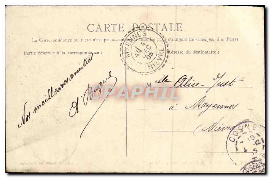 Compiègne — Avenue des Beaux Monts — Éd. S — Rückseite