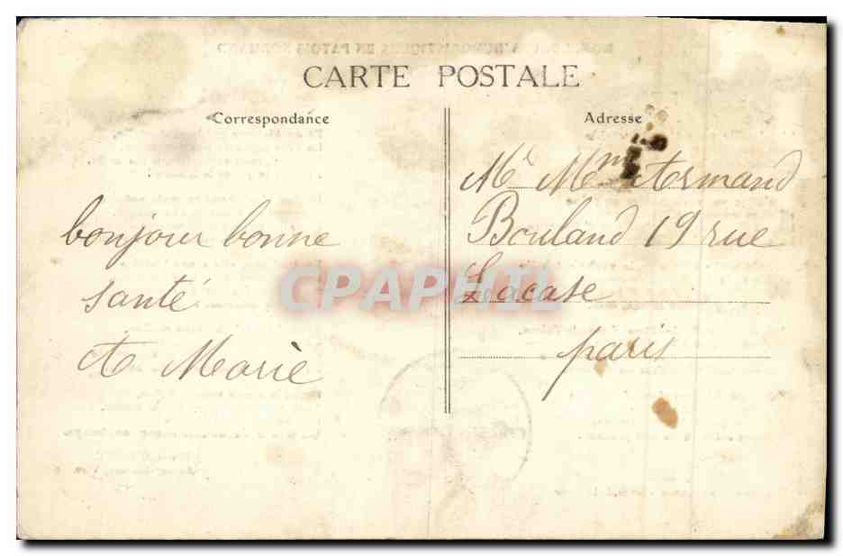 CPA Monologues Humoristques b Patois Normand L Andouille de Vire Cochon Porc Folklore  — Verso