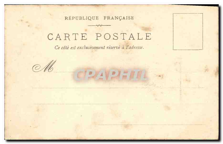 CPA Paris Le Musee de Clumy — Rückseite