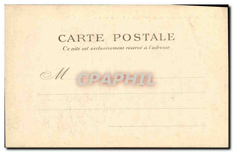 CPA Paris Le Musee du Luxembourg — Rückseite