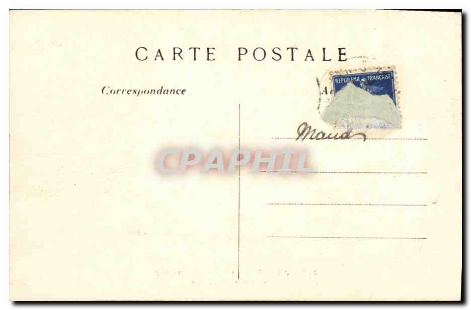 CPA Paris Le Musee du Luxembourg La Salle de Sculpture — Rückseite