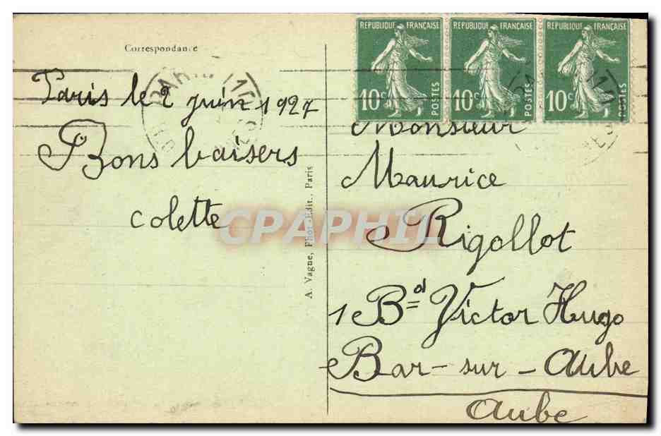 CPA Paris Montmartre Basilique du Sacre Coeur de Montmartre — Rückseite