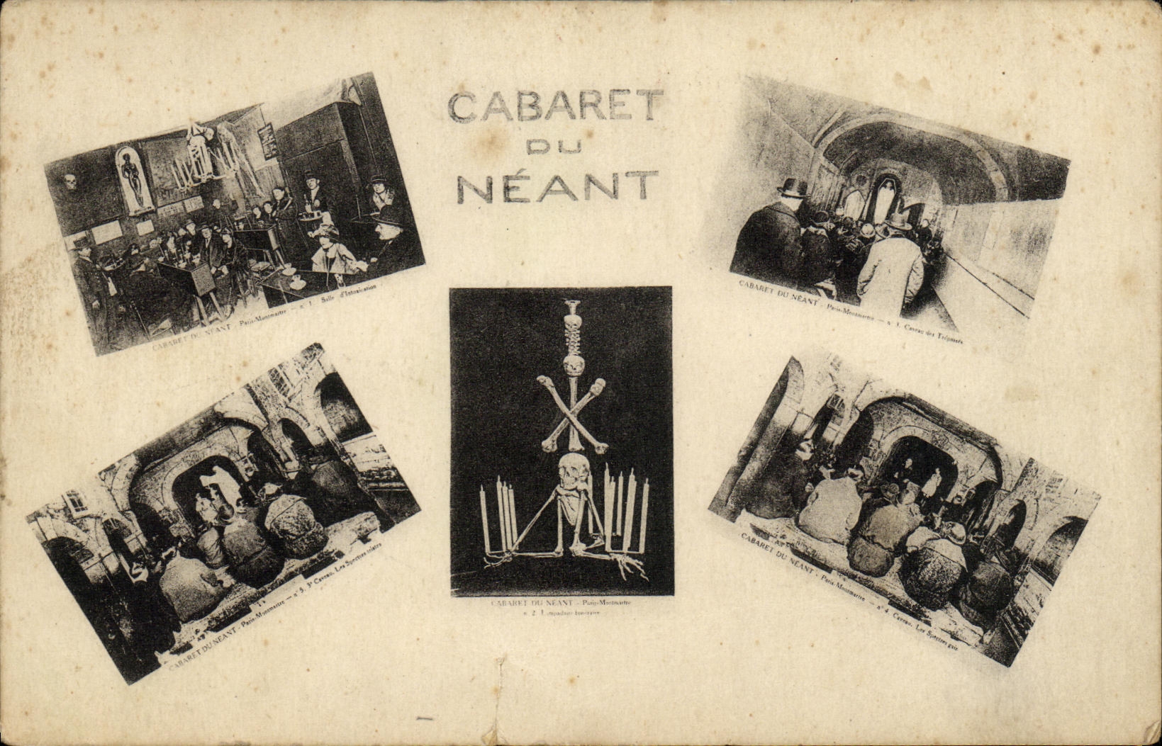 CPA Cabaret du Neant Paris Montmartre