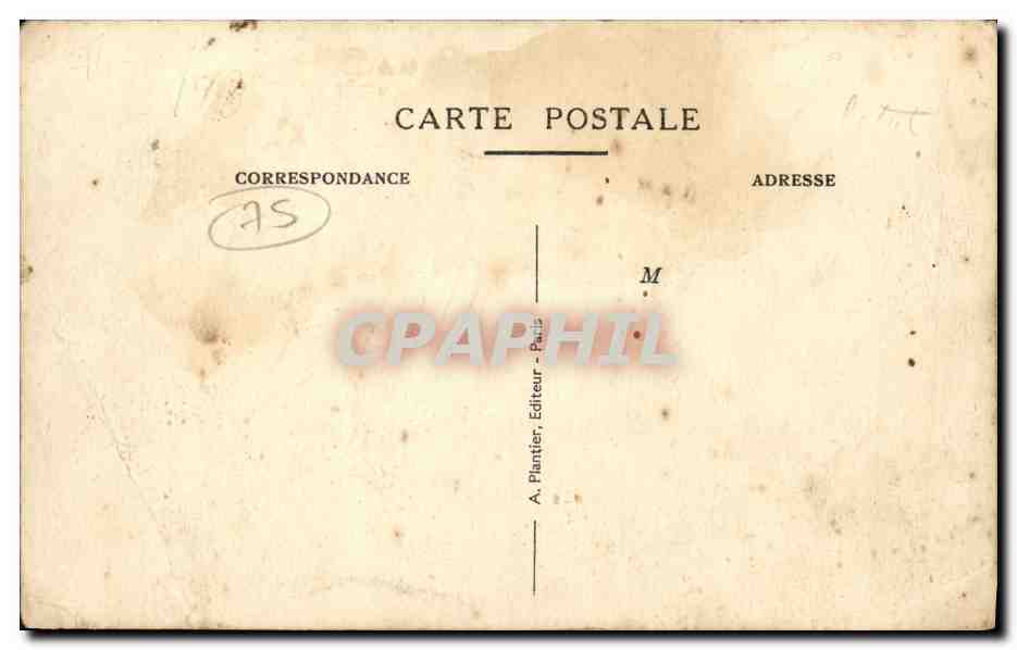 CPA Cabaret du Neant Paris Montmartre Caveau Les Spectres tristres Montmartre  — Rückseite