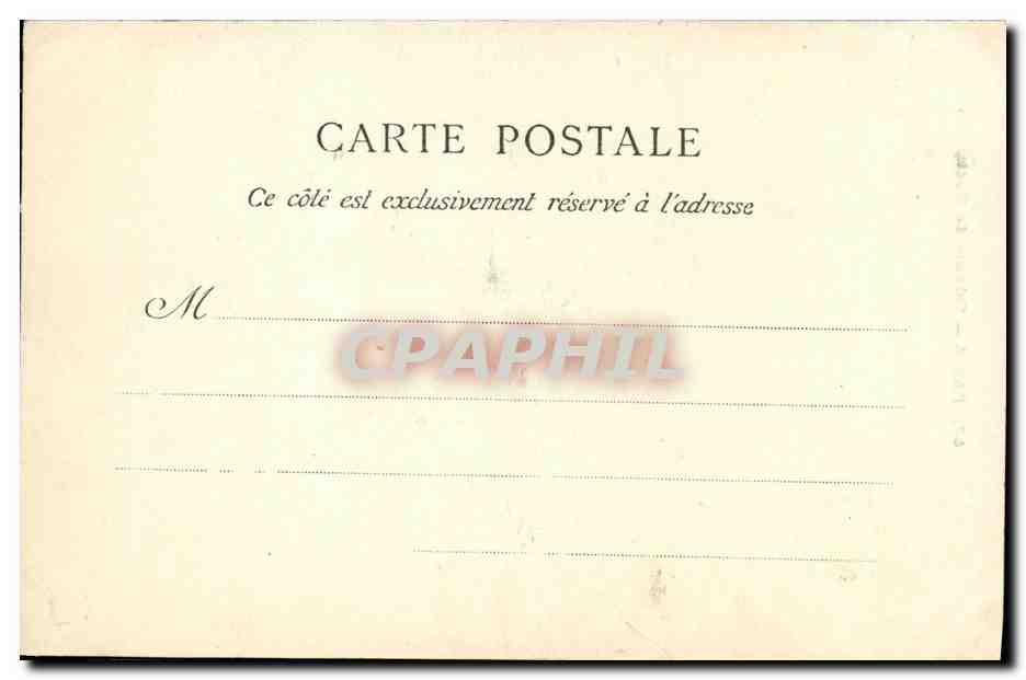 CPA Paris Calvaire de Montmartre  — Rückseite