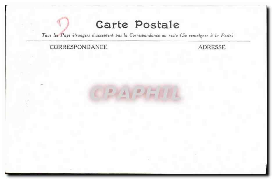 CPA Paris Cabaret Ciel  — Rückseite