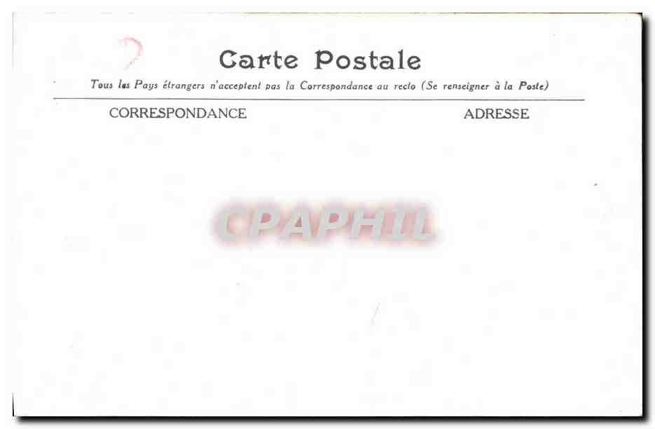 CPA Paris Montmartre Le Reverend Cabert du ciel — Rückseite