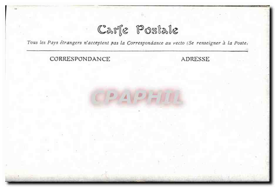 CPA Paris Cabaret du cile montmartre — Rückseite