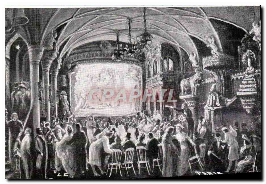 CPA Paris Cabaret du ciel Montmartre
