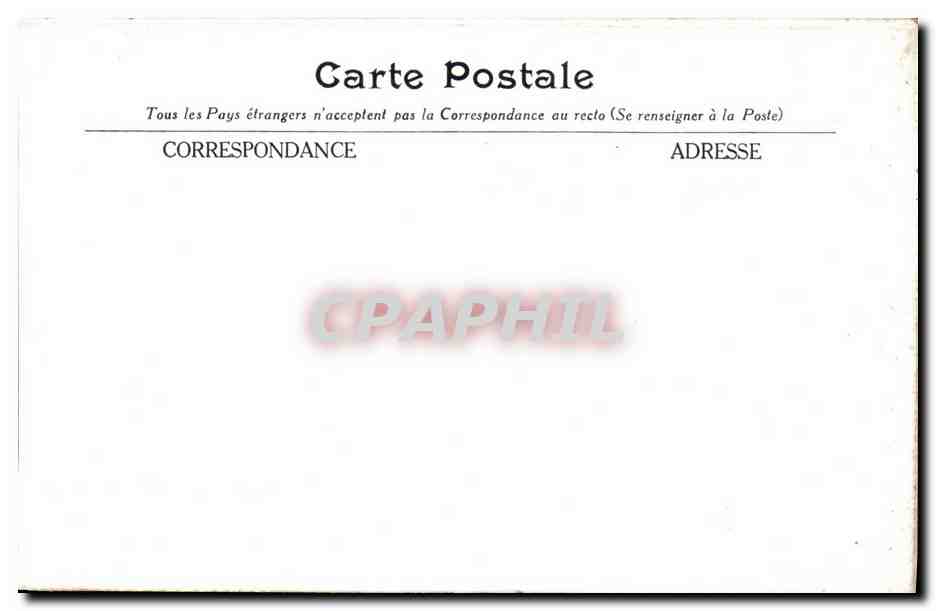 CPA Paris Cabaret du ciel Montmartre — Rückseite