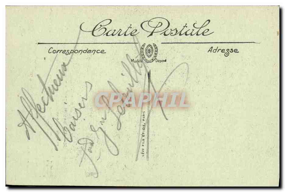 CPA La Savoyarde de Montmartre Francoise Marguerite Cloche Sacre Coeur  — Rückseite