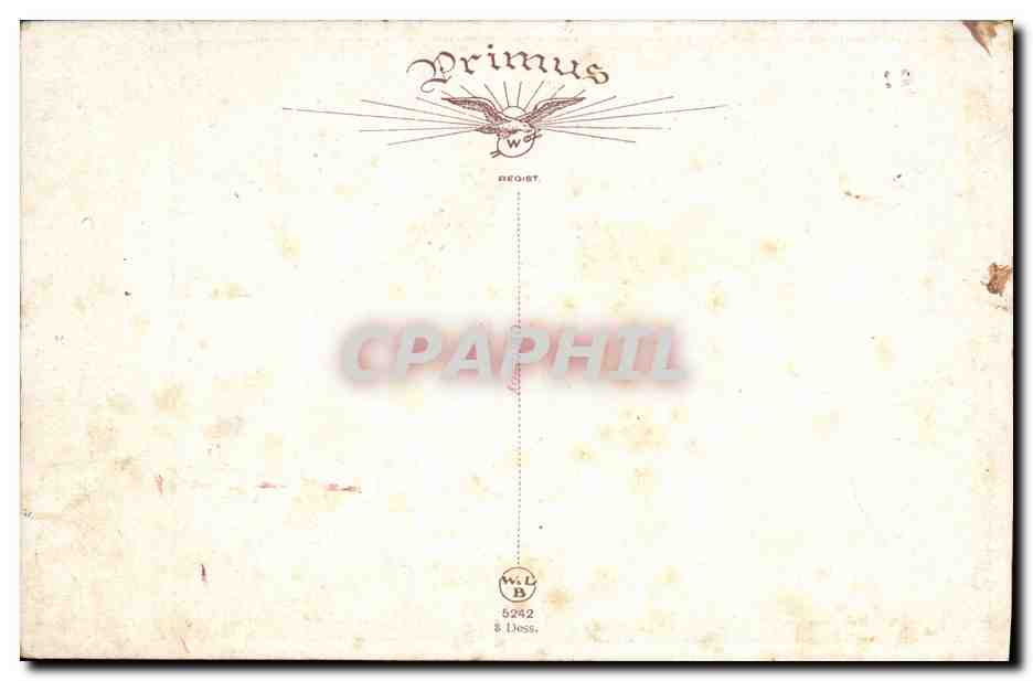CPA Jos Frank Fleurs  — Verso