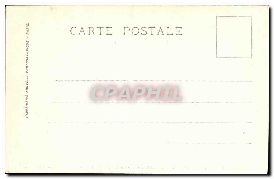CPA Musee de Versailles Distribution de Recompenses a Exposition Universelle de 1889 Gervex Militaria — Verso