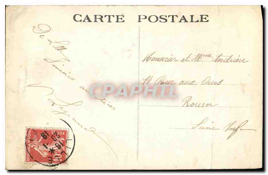CPA Lille apres le bombardement Octobre 1914 Rue du Vieux Marche aux Moutons Militaria  — Rückseite