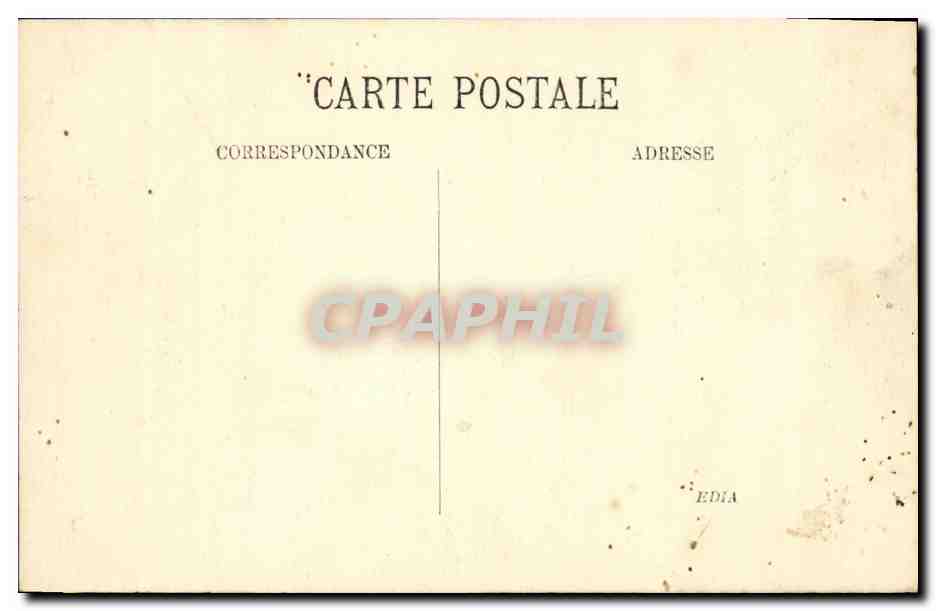 CPA Palais de Versailles L Orangerie — Verso