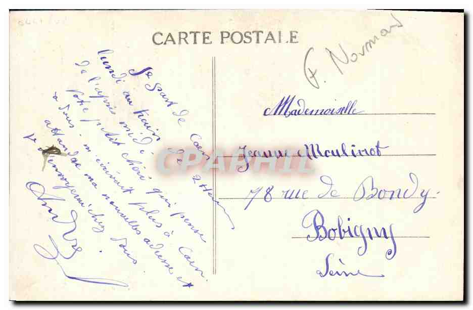 Nouvelles Litanies Normandes des Filles à marier — J.B. H. Grudze, Vire - Rep. int. — Verso