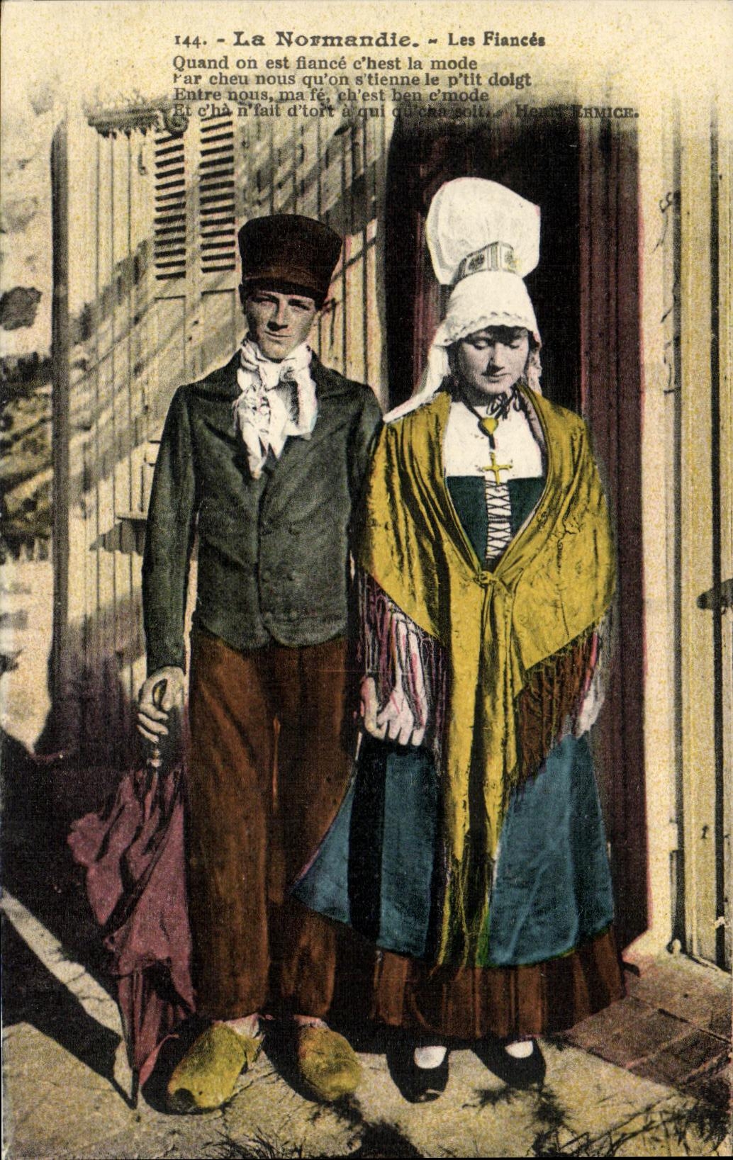 La Normandie — Les Fiancés — Éditions H. Ernime, n°144