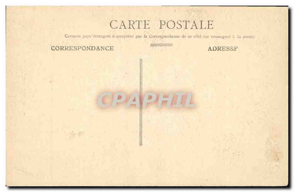 CPA Costume Normande Folklore — Verso
