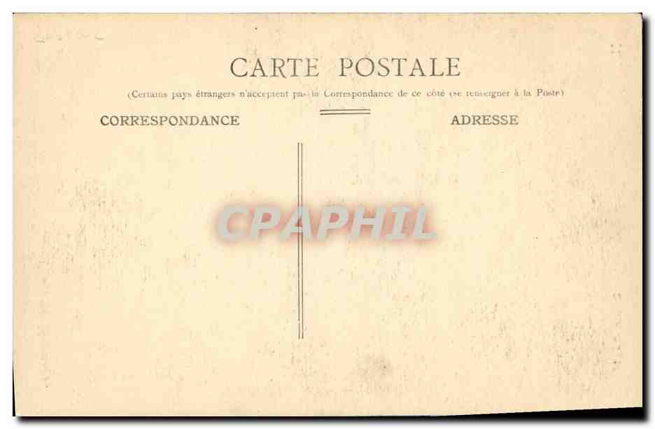 CPA Costume Normand Folklore Enfants — Verso