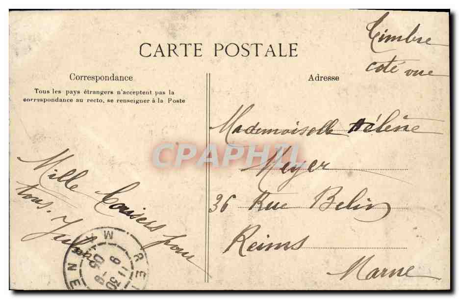 Scènes de la vie normande — Éditeur : A. Fablevrouz — N° de série non visible — Rückseite