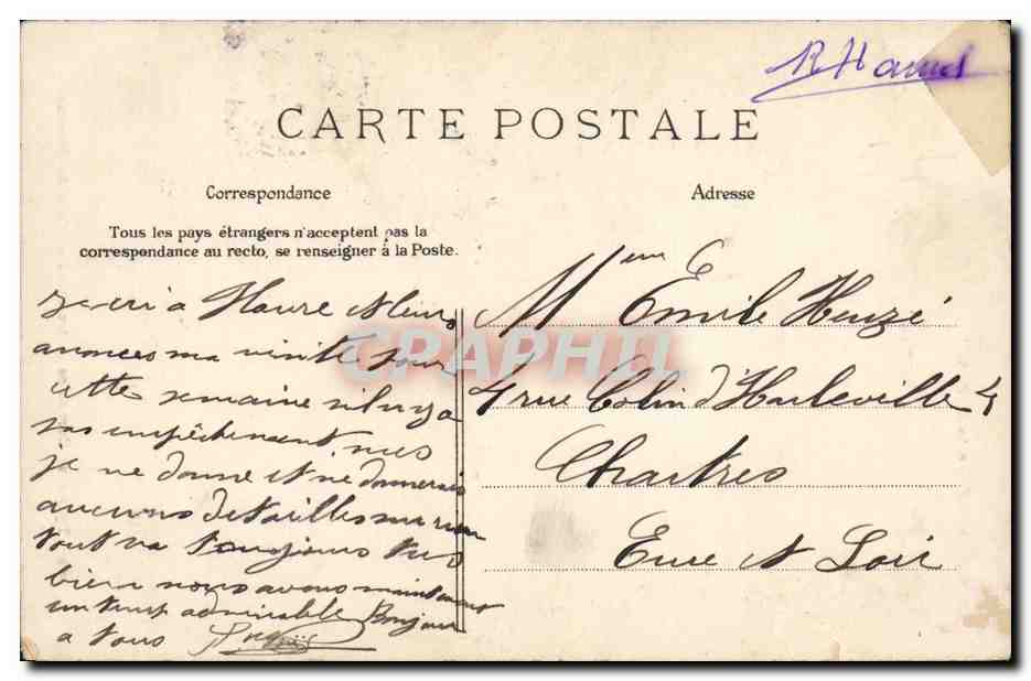 CPA La Normandie Types Of Costumes le celebre Marc de Pomme Folklore — Back