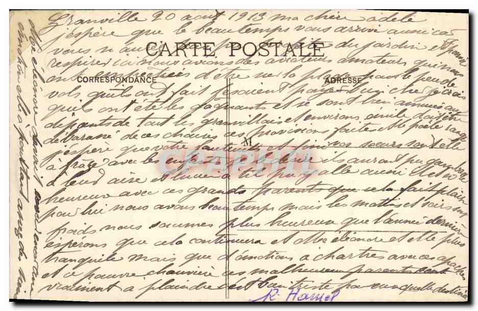 CPA La Basse Normanide Pittoresque Femme Les choux sont biaux  — Verso