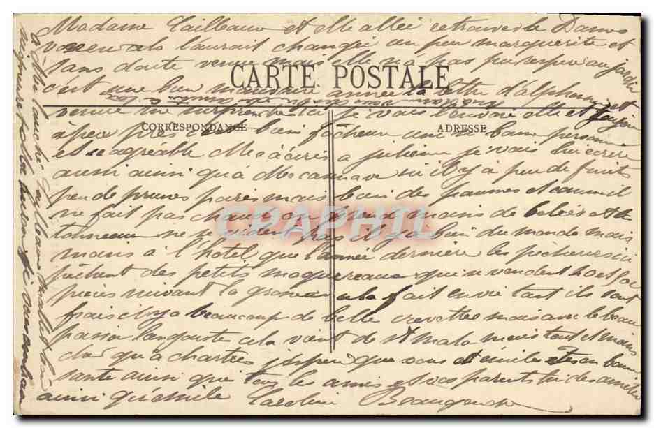 CPA La Basse Normanide Pittoresque Interieur Normand Fermiere au vaisselier  — Verso