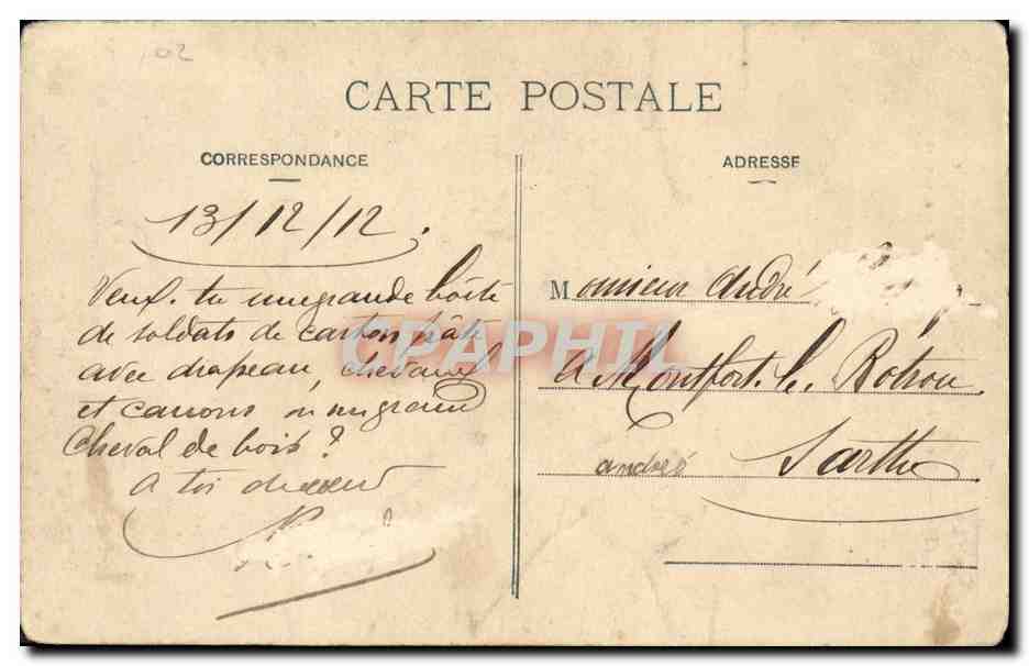 La Basse-Normandie pittoresque — Vieux loup de mer préparant ses cordes — Éditeur Pierre-Robine, n° 1581 — Verso