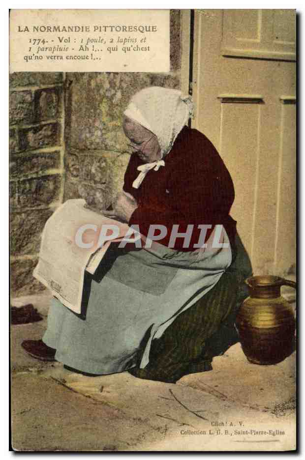 CPA La Normandie Pittoresque Femme Folklore 