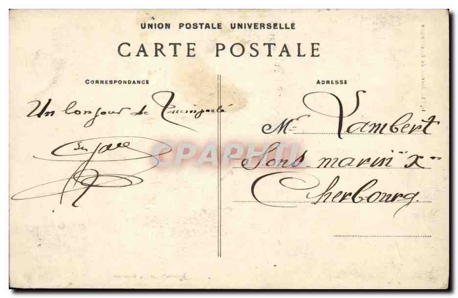 CPA Maries de Rosporden Folklore  — Verso
